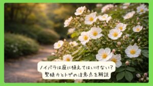 ノイバラは庭に植えてはいけない？繁殖力とトゲの注意点を解説